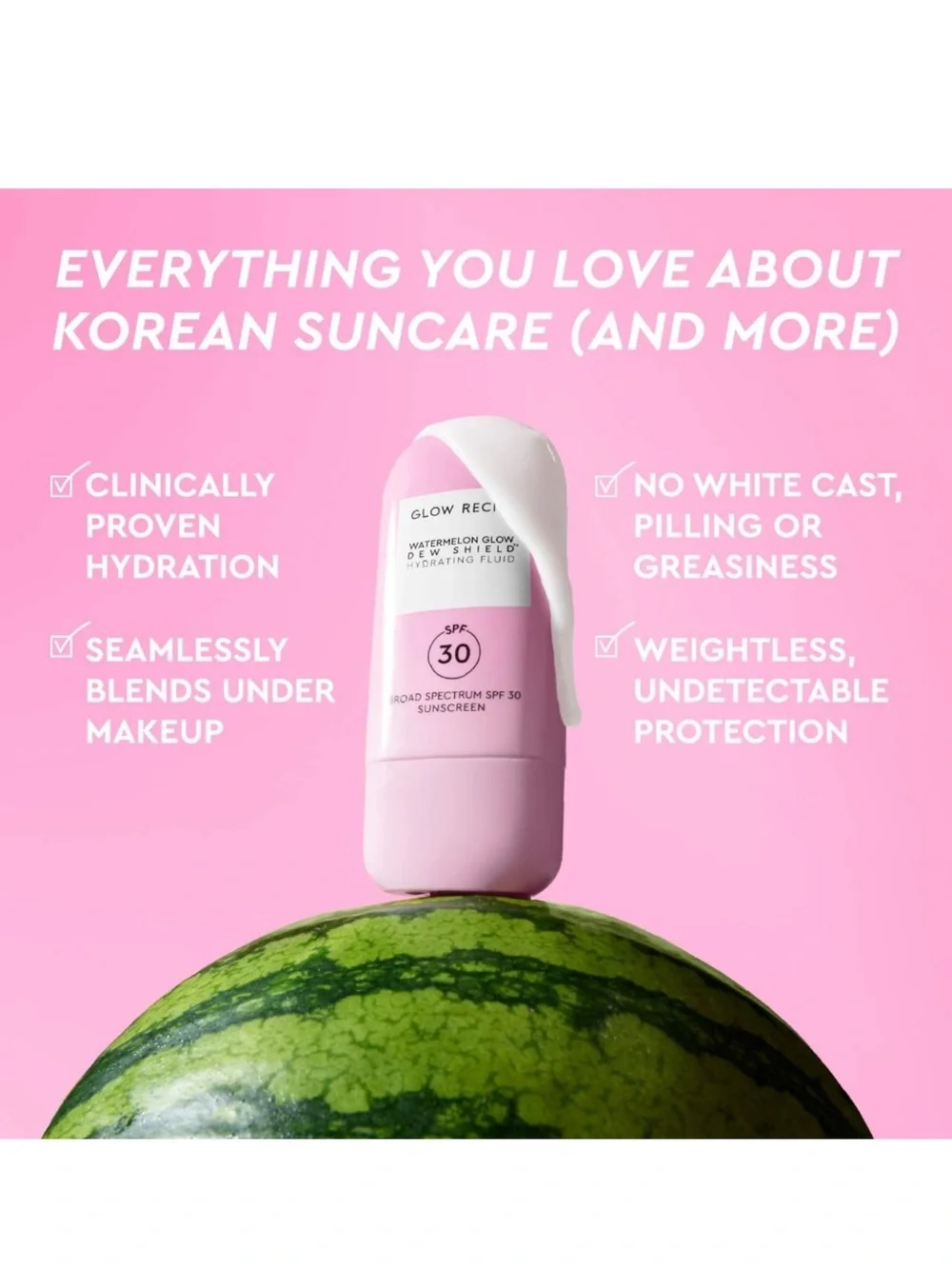 Glow Recipe watermelon glow dew shield sunscreen